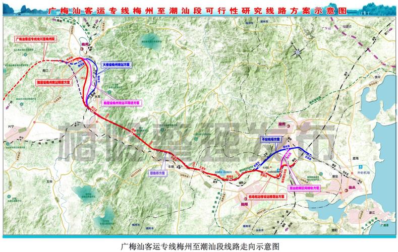梅汕高铁线丰顺东,梅汕高铁规划路线
